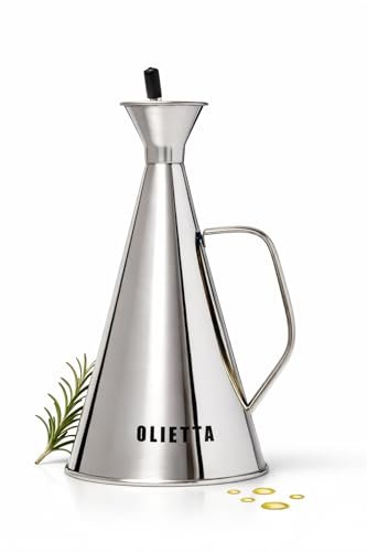 Olietta oliera da tavola salvagoccia in acciaio inossidabile