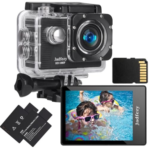 Jadfezy action cam 1080p con scheda memoria macchina