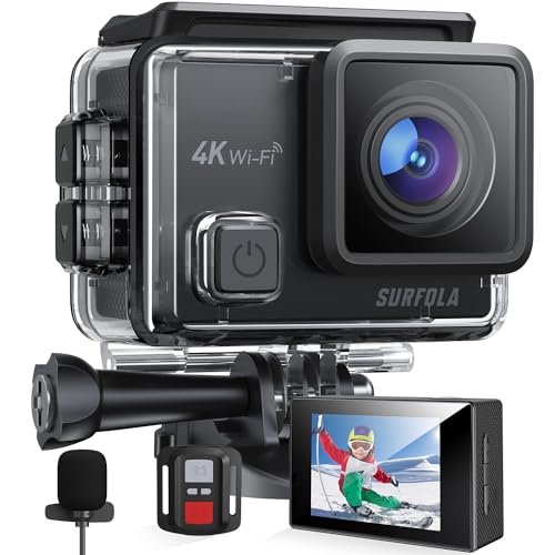 Surfola action cam 4k subacquea 40m wifi videocamera