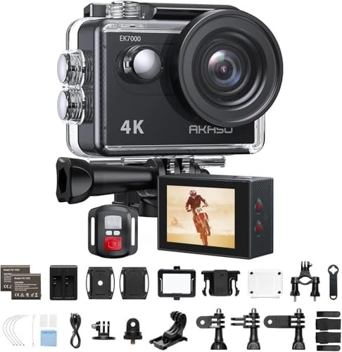AKASO EK7000 action cam 4k 30fps subacquea 30m