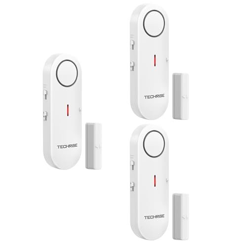 TechRise allarme casa senza fili sensore porta 3 impostazioni volume con campanello