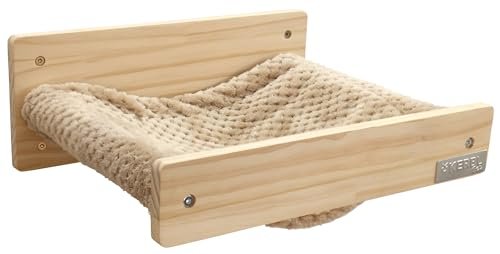 KERBL PET amaca da parete Timber in legno naturale