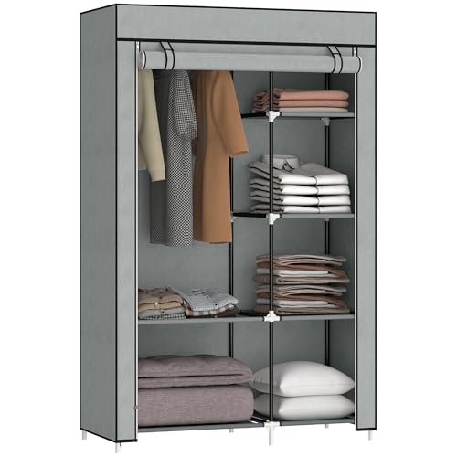 SONGMICS organizer per armadio pieghevole set di 3