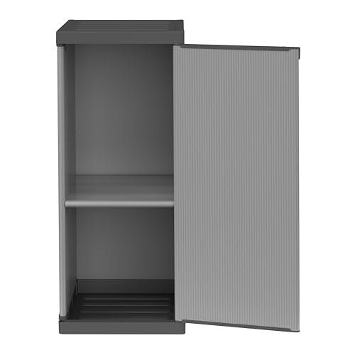 Mongardi armadietto resina PVC e PP 1 anta 1 ripiano