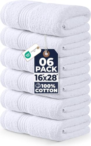 Utopia Towels set 6 asciugamani lusso 41x71