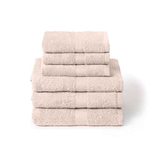 Caleffi set 6x asciugamani bagno viso ospite