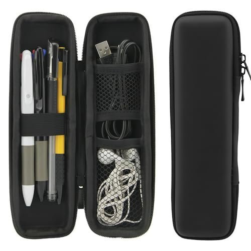 Diffaxy astuccio rigido nero scomparto interno rete