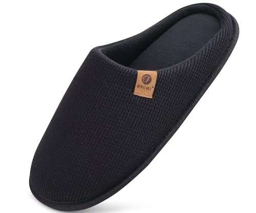 ONCAI pantofole da uomo invernali ciabatte da casa con memory foam