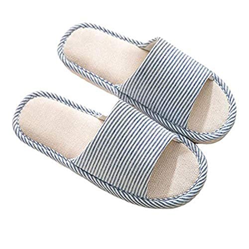 AioTio donne e uomini punta aperta morbide casual in cotone