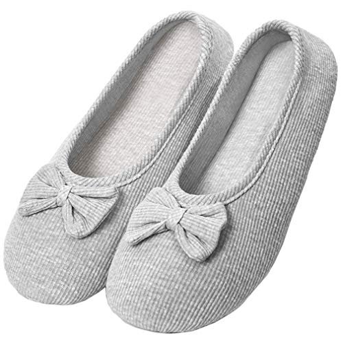 Solshine pantofole chiuse in cotone da donna modello ballerina