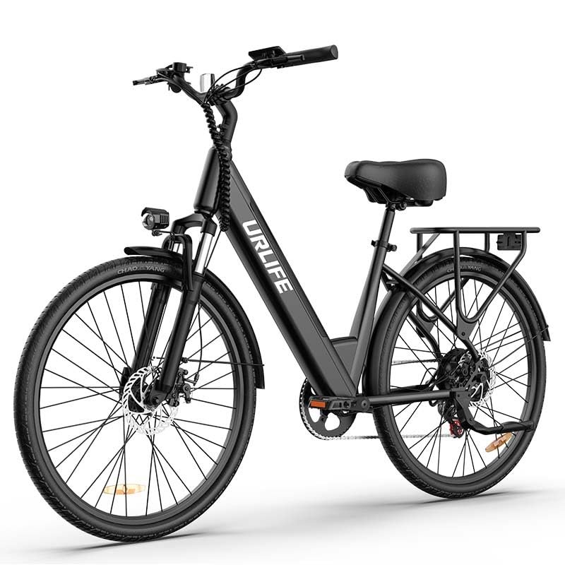 URLIFE bici elettrica per adulti 26 pollici 7 velocità motore 250W batteria rimovibile