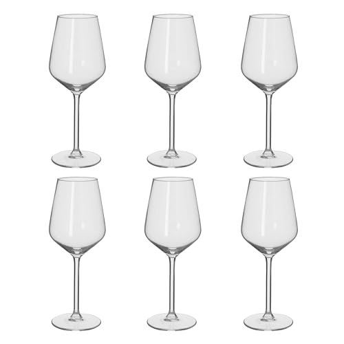 Alpina bicchieri da vino bianco set di 6 37 cl lavabili in lavastoviglie