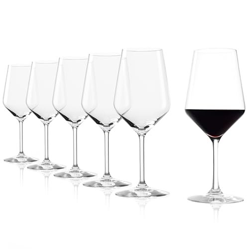 Stölzle Lausitz bicchieri da vino rosso Revolution set di 6 490