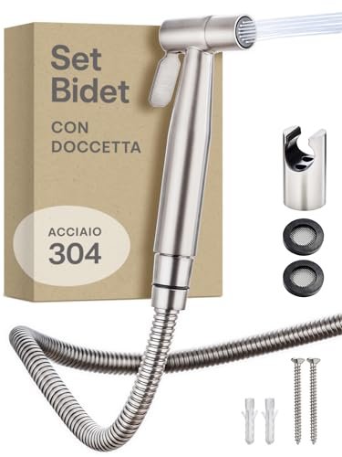 Praknu doccetta bidet WC con doccia tubo flessibile
