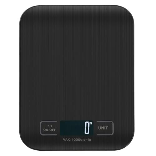 VIBOOS bilancia da cucina digitale 10 kg elettronica