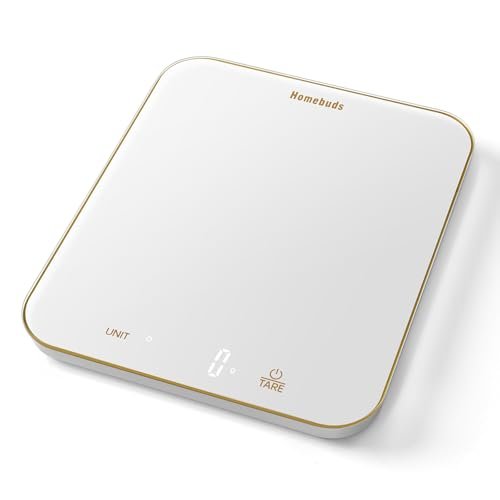 HOMEBUDS bilancia cucina digitale 15kg in 1g alta precisione