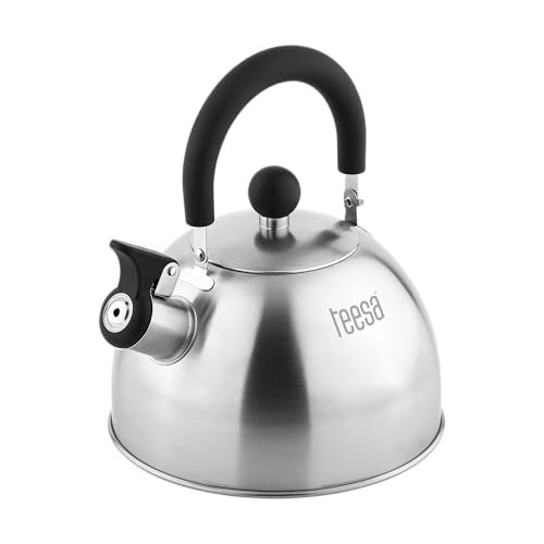 teesa bollitore acciaio inossidabile con fischio 1,8L