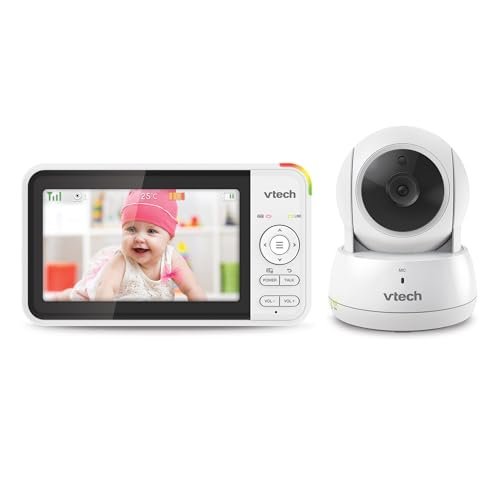 VTech VM924 video baby monitor 5 inch LCD display 31 hours battery night vision