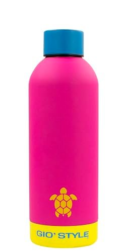 GIO STYLE borraccia fluo 500 ml acciaio inossidabile