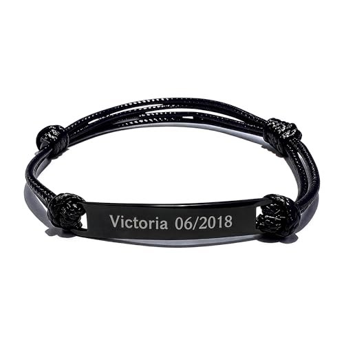 MENKËLL bracciale personalizzato unisex cordoncino