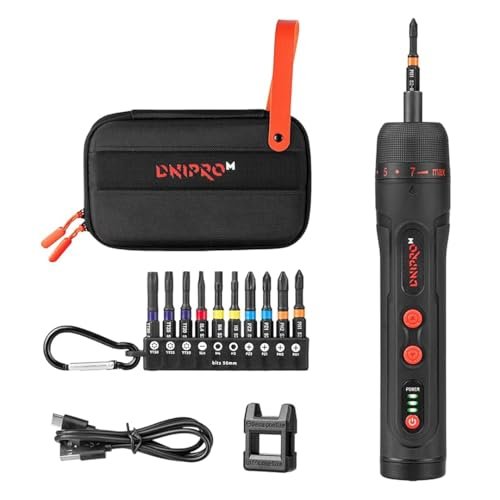 Dnipro-M cacciavite elettrico a batteria 3,6V con coppia 4,5 Nm auto e 10 Nm manuale
