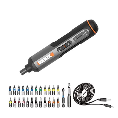 WORX mini cacciavite elettrico WX240 da 3,6V 4V max con coppia a tre marcature