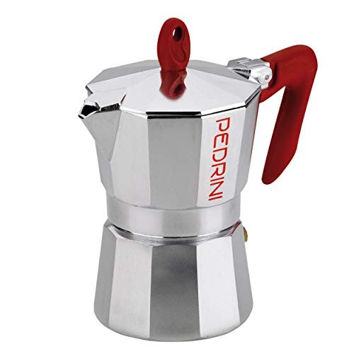 Pedrini caffettiera 3 tazze brillantata kaffettiera