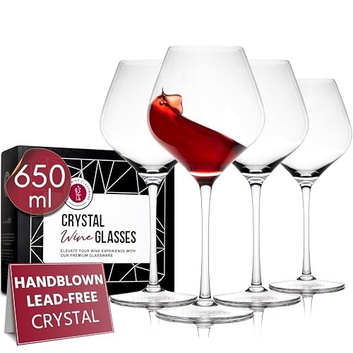 Gusto Nostro set di 4 calici vino in cristallo 650 ml