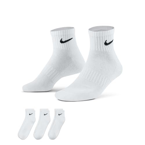 Nike Everyday Cushioned calzini bianco nero taglia M