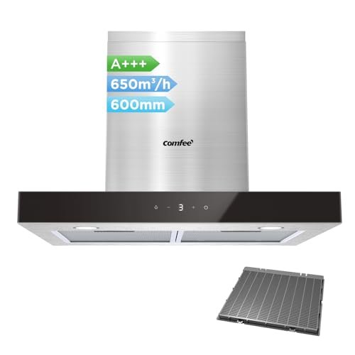 COMFEE cappa aspirante 60cm classe A+++ 650m3/h acciaio