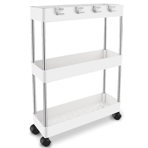 Zosenyer carrello con ruote portatutto 3 piani da cucina