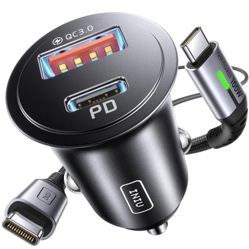 INIU caricatore auto 60W USB-C Power Delivery e Quick Charge