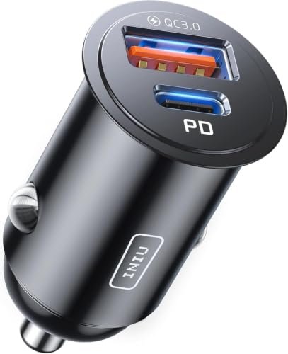 INIU caricatore auto 60W Type-C 30W e USB-A 30W