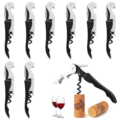 8 pezzi cavatappi professionali apribottiglie vino