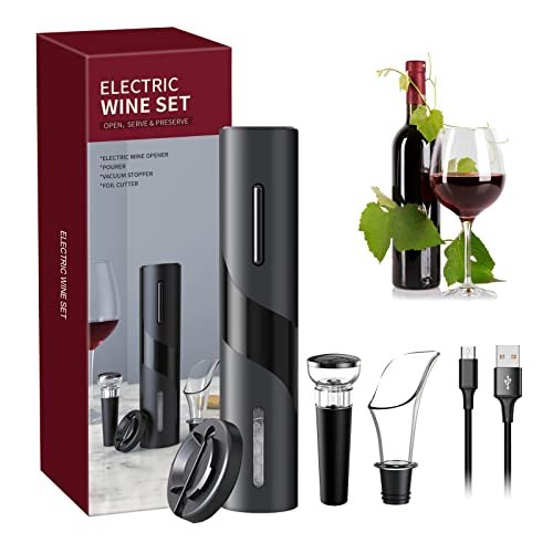 cavatappi elettrico set apribottiglie professionale