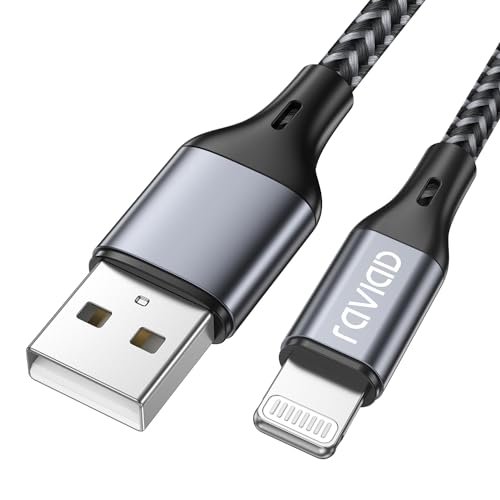 RAVIAD cavo iPhone 1.2M certificato MFi caricatore
