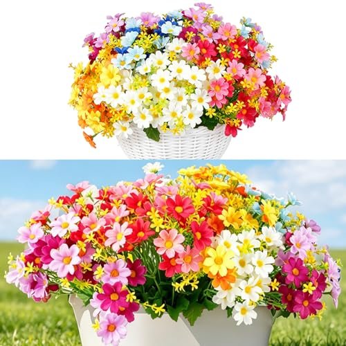 MmmLucipor 6 fasci fiori artificiali bouquet