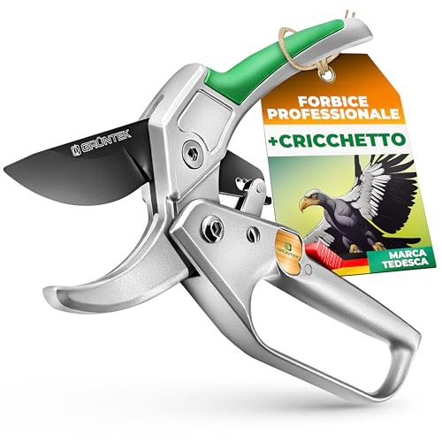 GRÜNTEK forbici cesoie da potatura giardino a cricchetto CONDOR 250mm