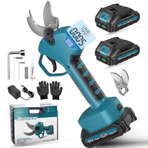 RINOXAR 40mm forbici potatura a batteria cesoie elettriche professionali