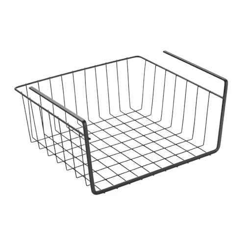 Metaltex cestello sottopensile nero 30x26x14