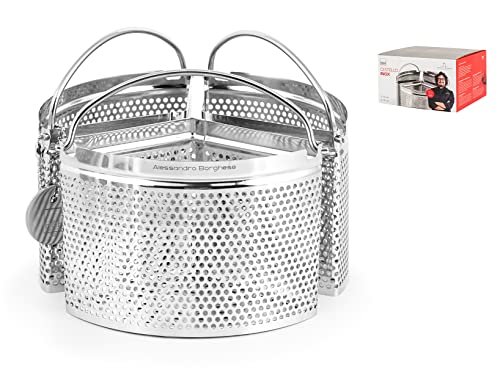 H&H cestello in acciaio inox Alessandro Borghese