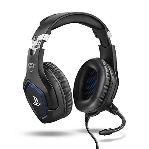 GXTrust Forze-B cuffie gaming PS4 e PS5 con licenza ufficiale PlayStation e microfono