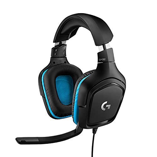 Logitech G G432 cuffie gaming cablate con audio surround 7.1 DTS Headphone:X