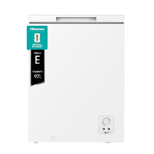 Hisense FT100N1BWE congelatore a pozzetto capacità 97 litri silenzioso 40 dB