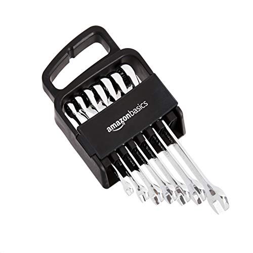 Amazon Basics set combinazione cricchetto chiave metriche