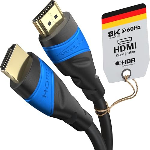 KabelDirekt cavo HDMI 8K e 4K 1 metro tecnologia Flexcore tedesca