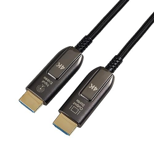Amazon Basics cavo HDMI in fibra ottica intrecciato 10 metri ad alta velocità