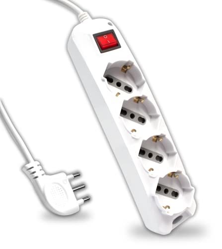 V-TAC multipresa elettrica con interruttore e cavo
