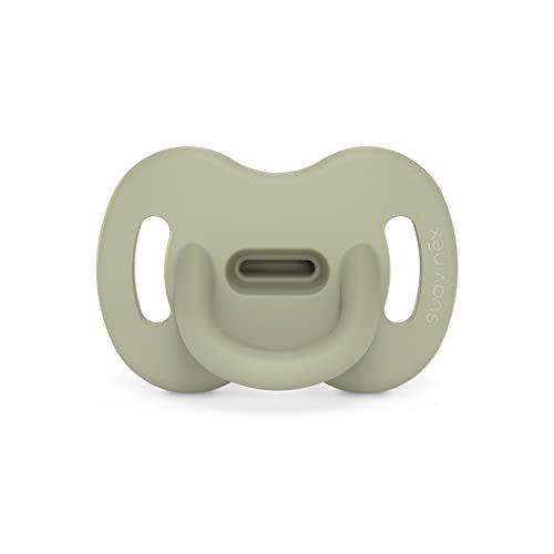 Suavinex ciuccio silicone 6/18 mesi verde tettarella simmetrica