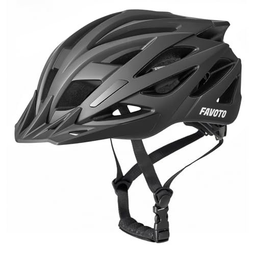 Favoto casco bici da corsa mountain bike adulti